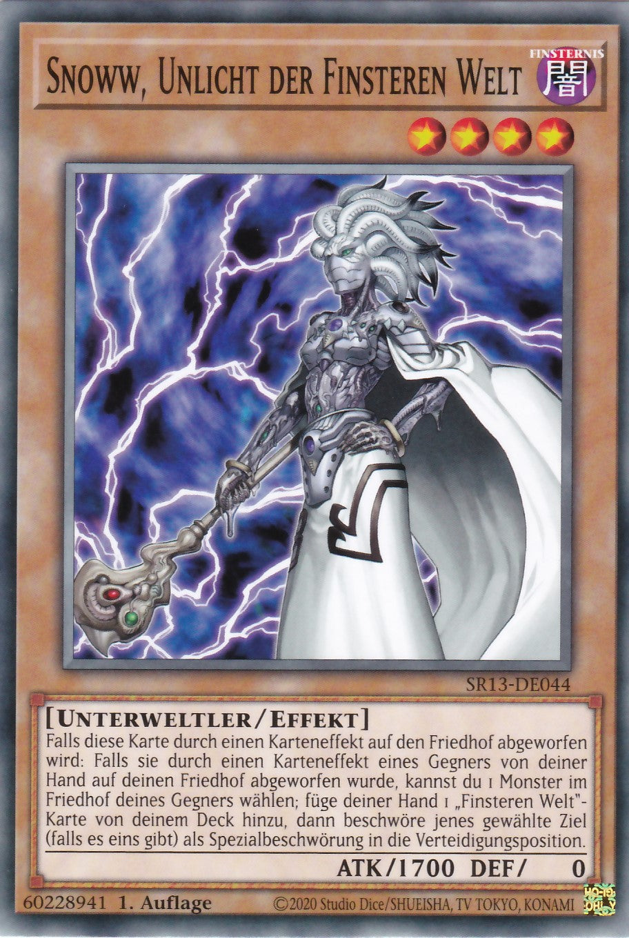 SR13-DE044 - Snoww, Unlicht der Finsteren Welt - Common - 1. Auflage - Deutsch - Structure Deck: Dark World