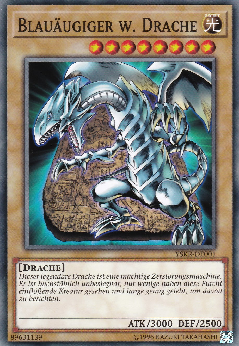 YSKR-DE001 - Blauäugiger w. Drache - Common - 2. Auflage - Deutsch - Starter Deck: Kaiba Reloaded