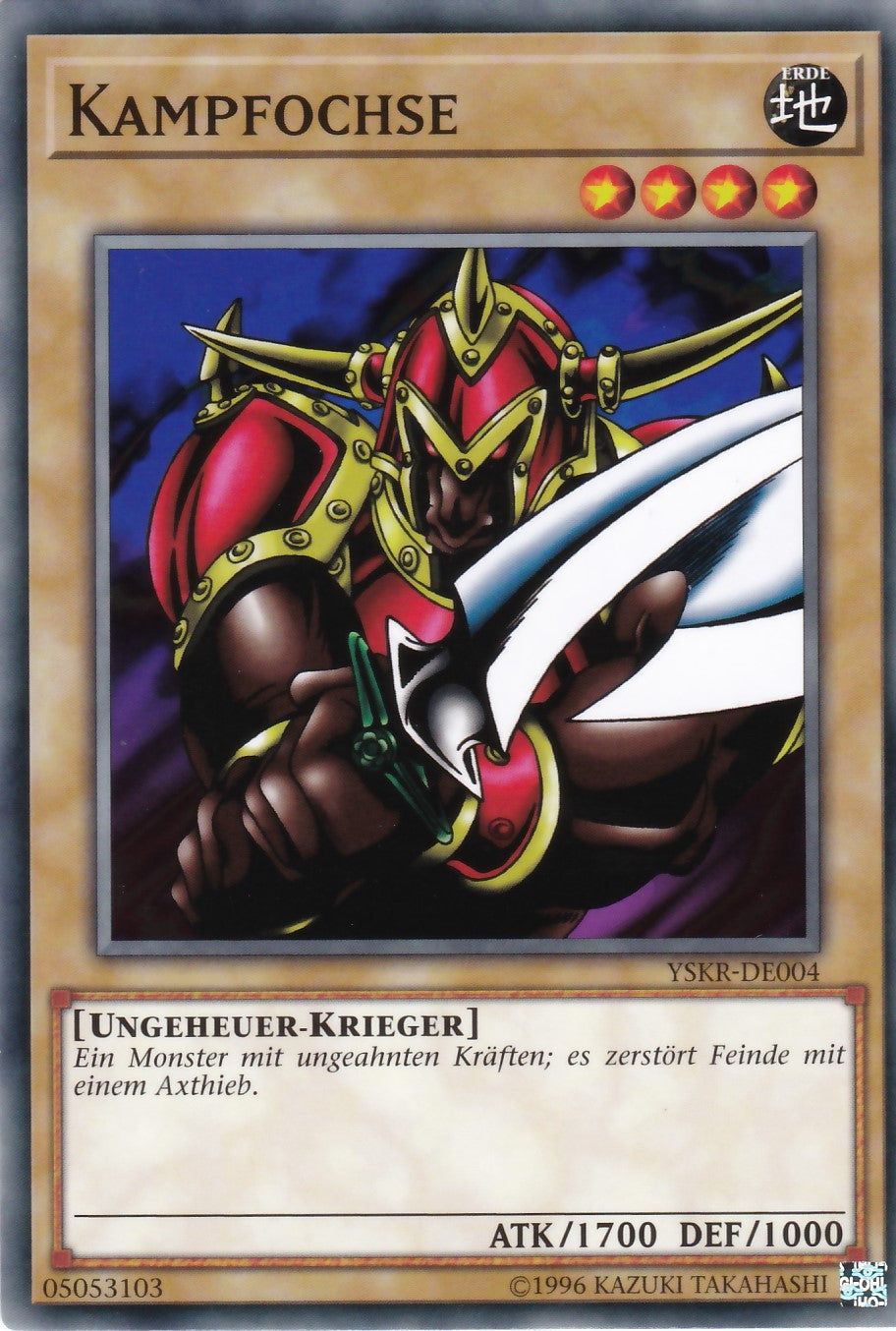 YSKR-DE004 - Kampfochse - Common - 2. Auflage - Deutsch - Starter Deck: Kaiba Reloaded