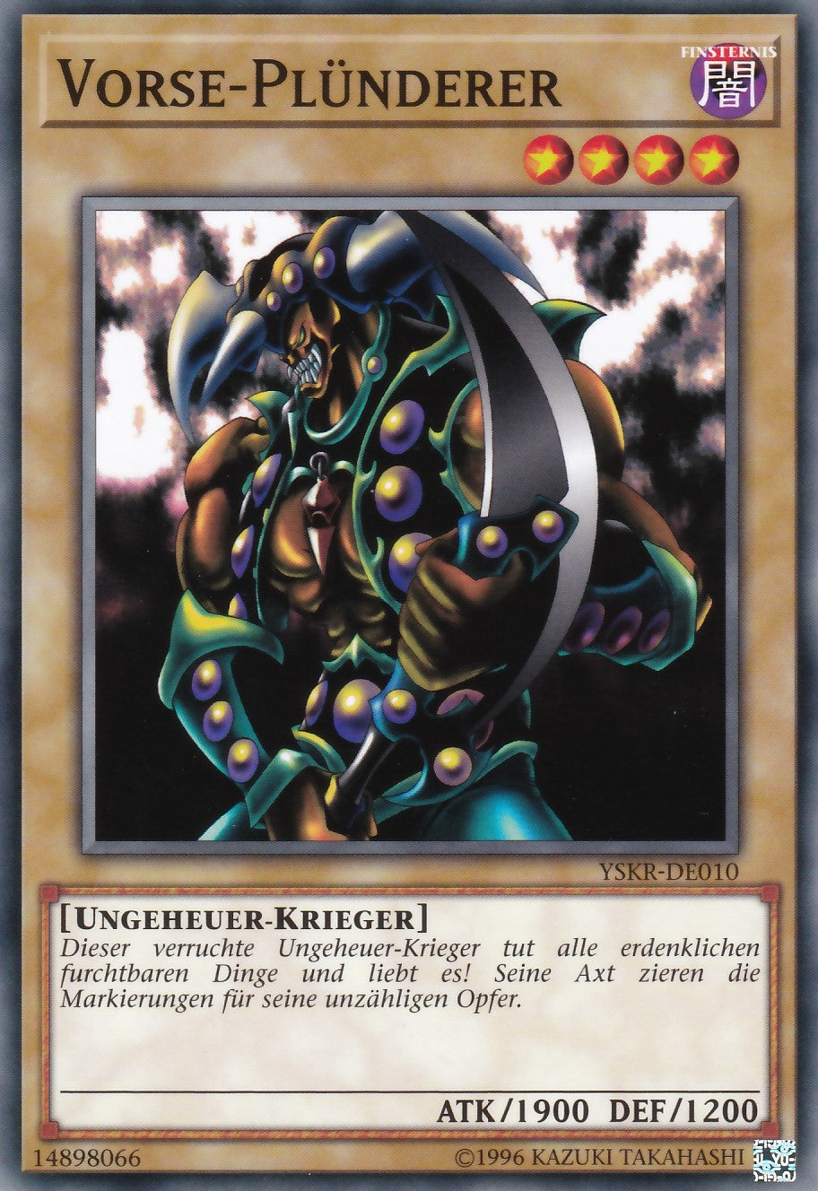 YSKR-DE010 - Vorse-Plünderer - Common - 2. Auflage - Deutsch - Starter Deck: Kaiba Reloaded