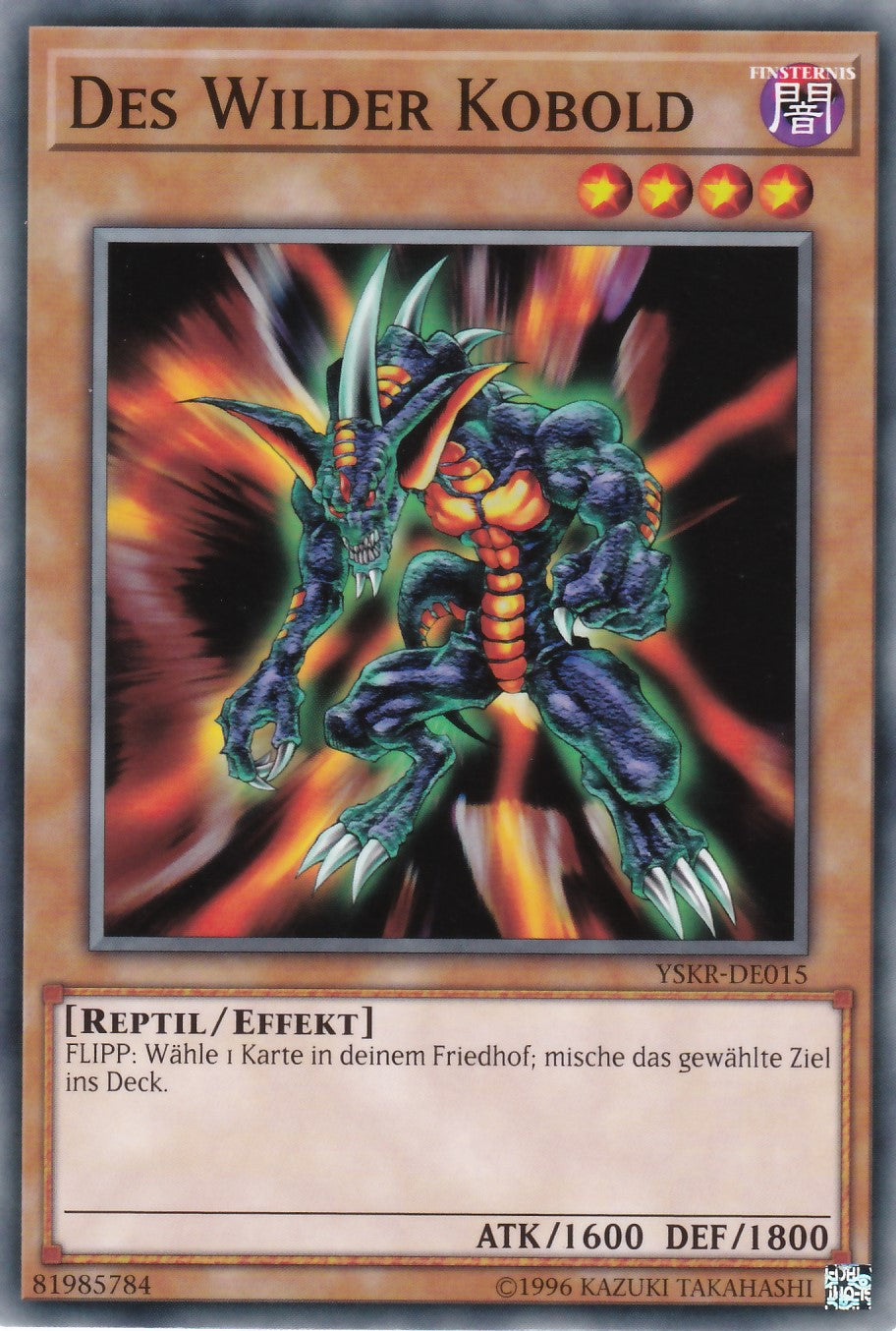 YSKR-DE015 - Des Wilder Kobold - Common - 2. Auflage - Deutsch - Starter Deck: Kaiba Reloaded