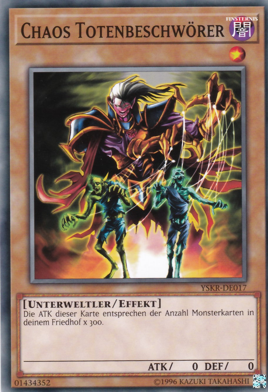 YSKR-DE017 - Chaos Totenbeschwörer - Common - 2. Auflage - Deutsch - Starter Deck: Kaiba Reloaded