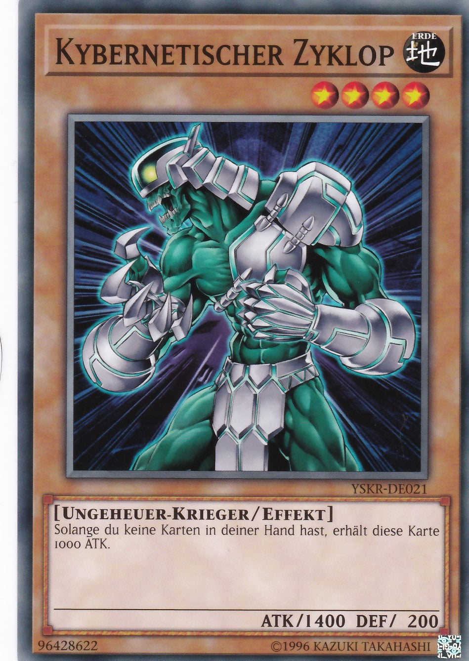 YSKR-DE021 - Kybernetischer Zyklop - Common - 2. Auflage - Deutsch - Starter Deck: Kaiba Reloaded