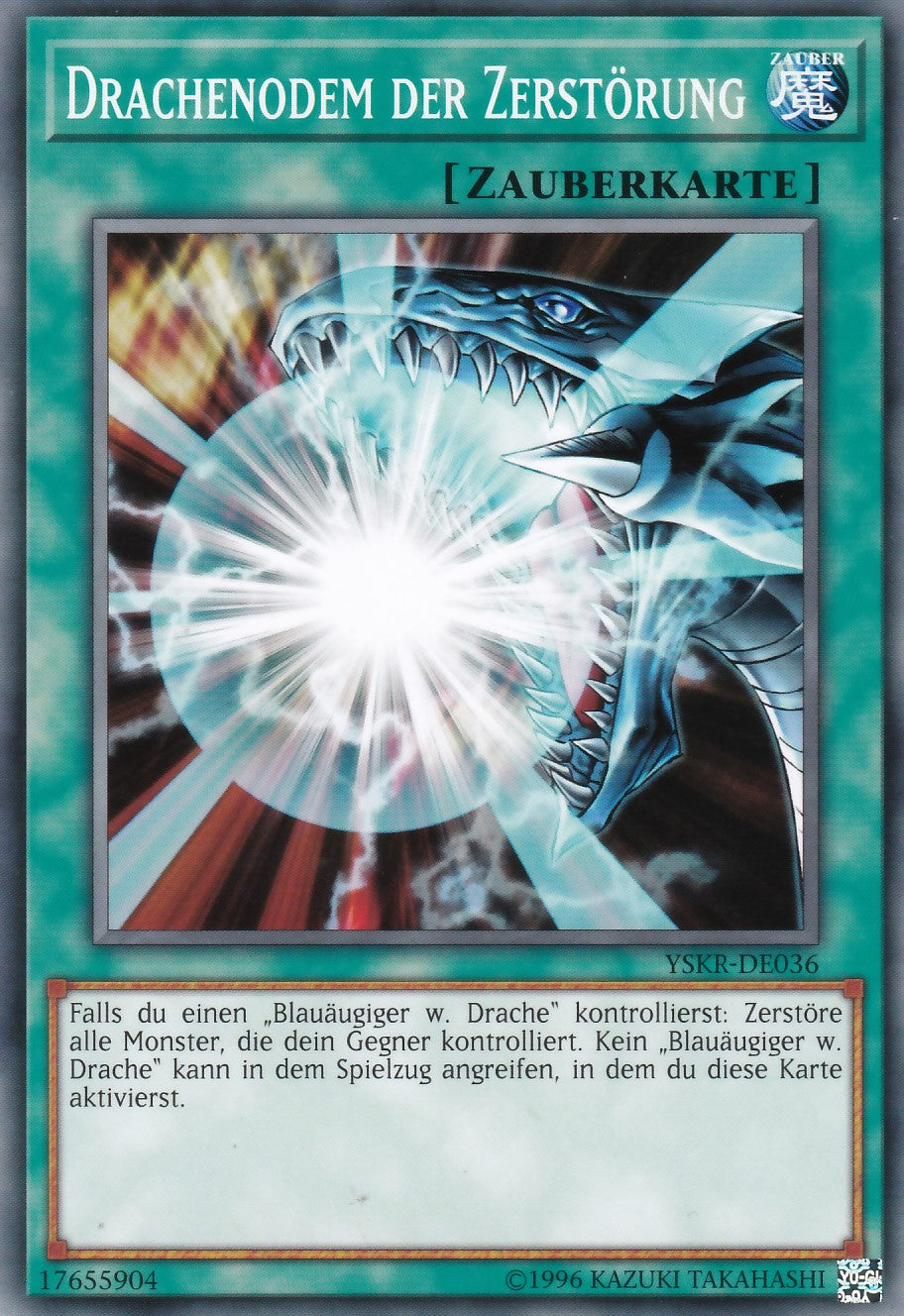 YSKR-DE036 - Drachenodem der Zerstörung - Common - 2. Auflage - Deutsch - Starter Deck: Kaiba Reloaded