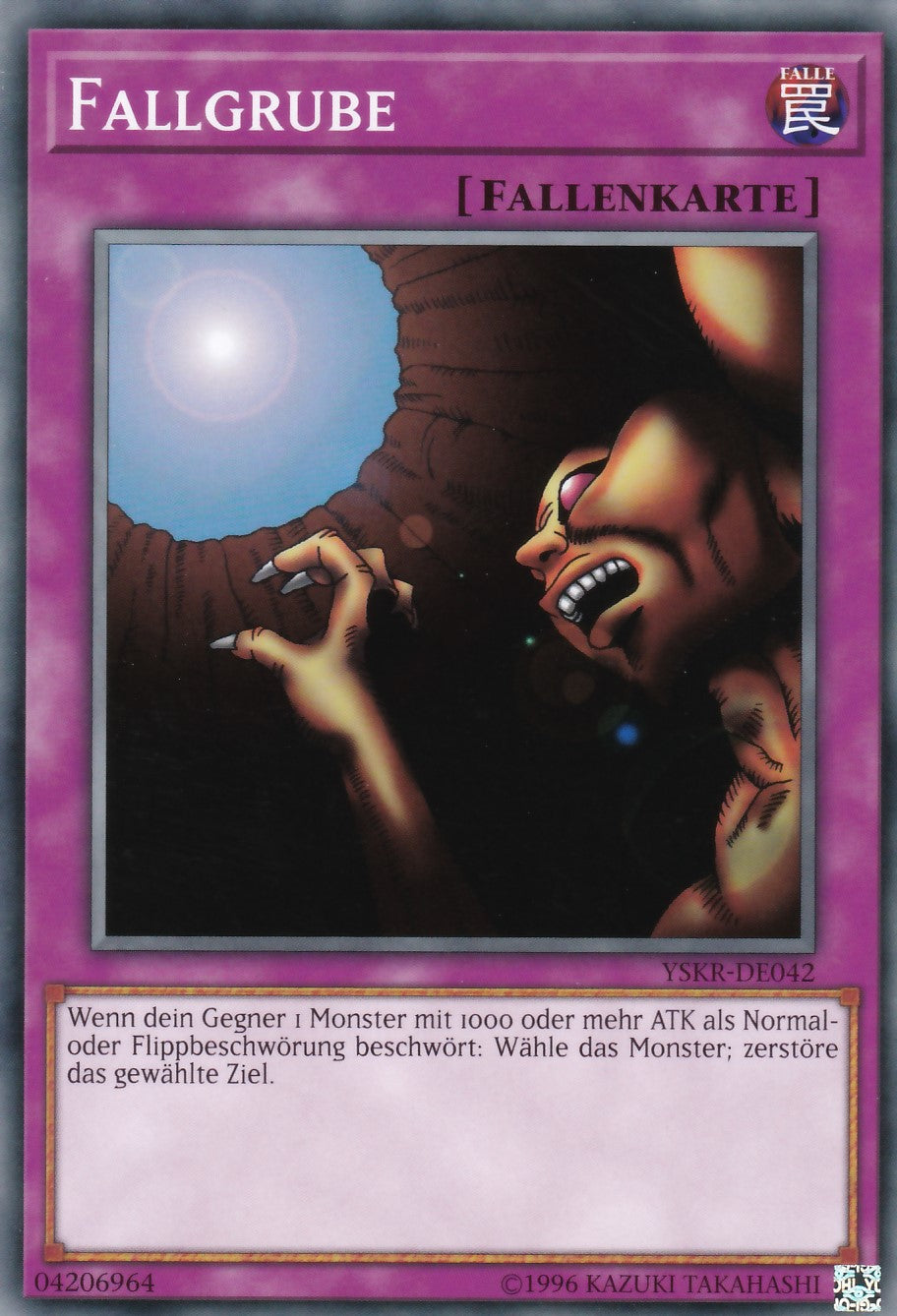 YSKR-DE042 - Fallgrube - Common - 2. Auflage - Deutsch - Starter Deck: Kaiba Reloaded