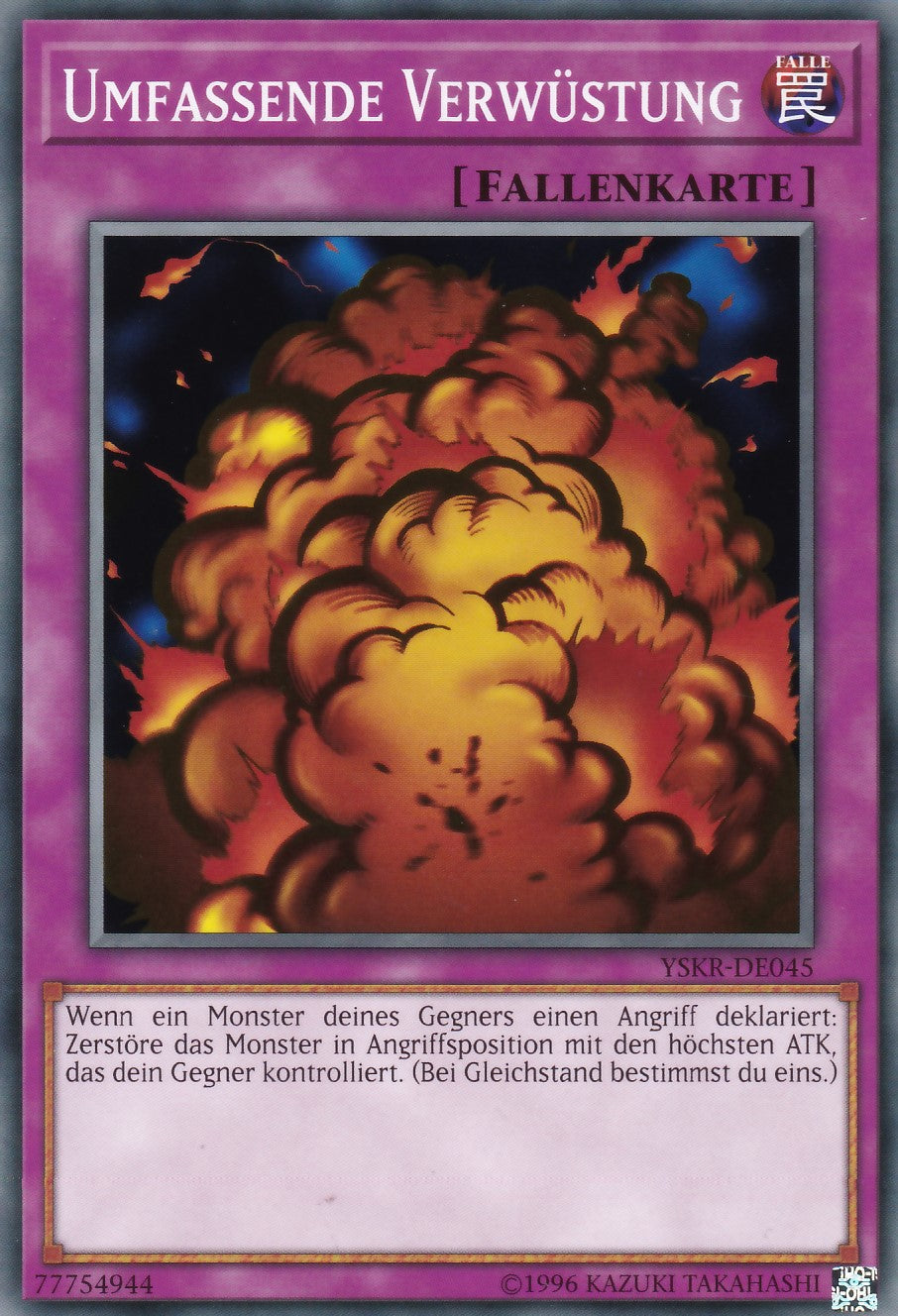 YSKR-DE045 - Umfassende Verwüstung - Common - 2. Auflage - Deutsch - Starter Deck: Kaiba Reloaded