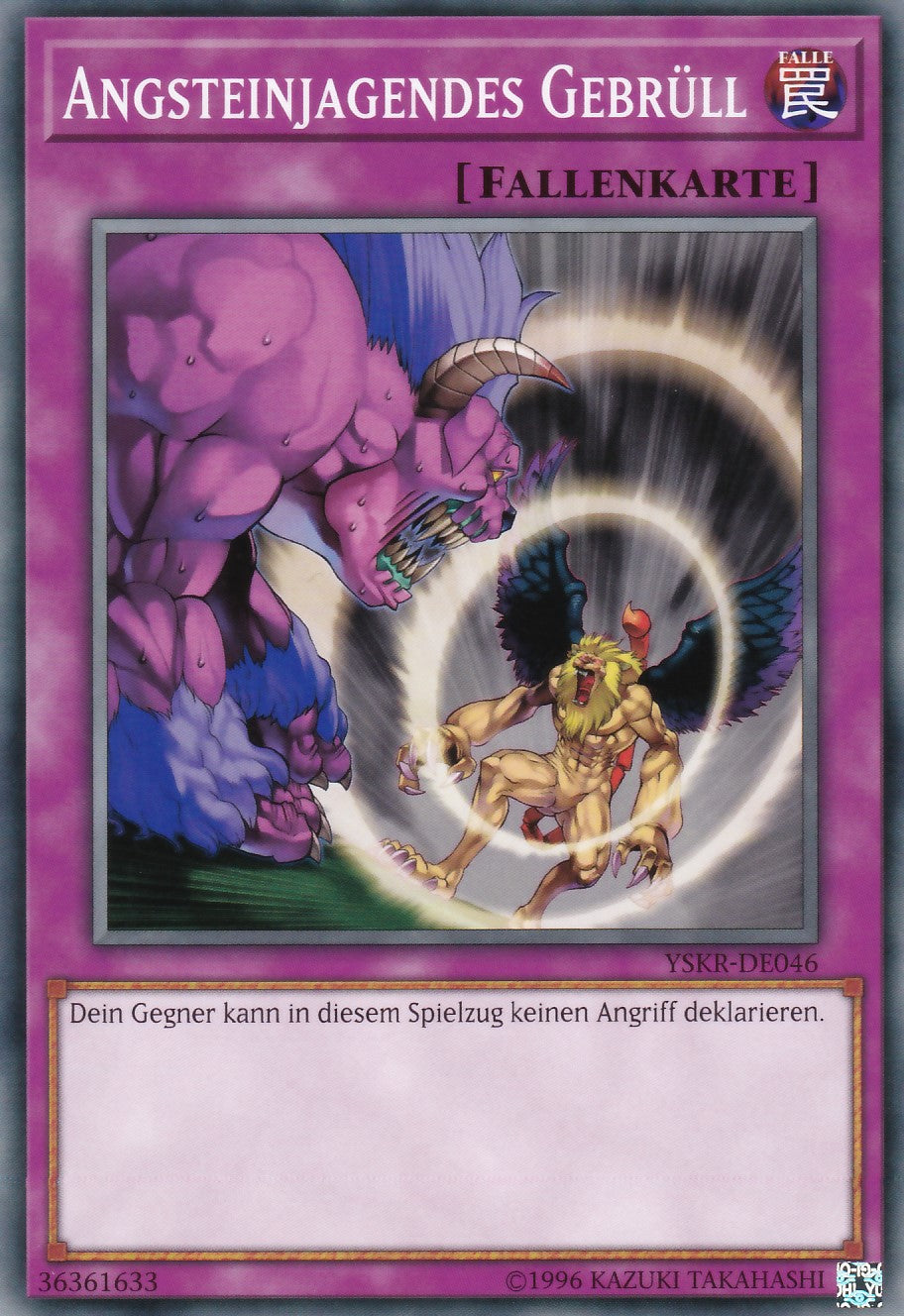 YSKR-DE046 - Angsteinjagendes Gebrüll - Common - 2. Auflage - Deutsch - Starter Deck: Kaiba Reloaded