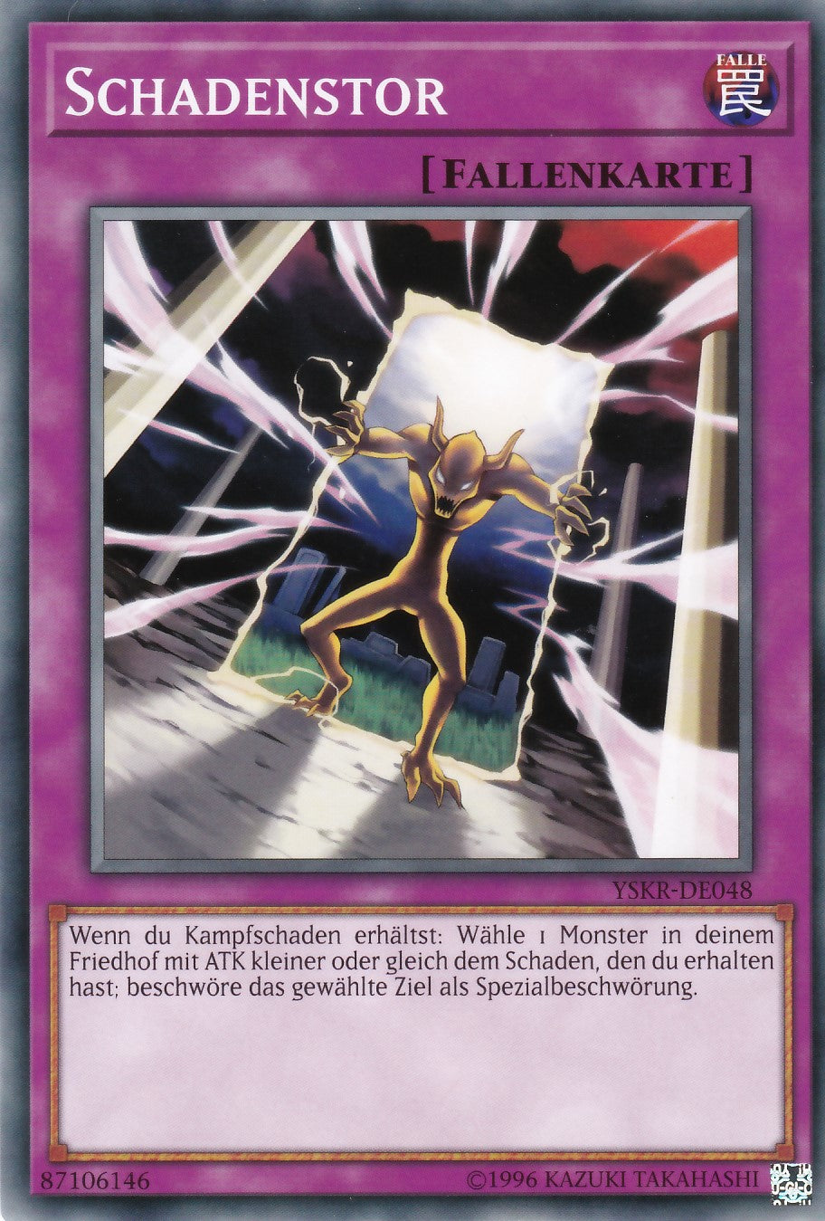 YSKR-DE048 - Schadenstor - Common - 2. Auflage - Deutsch - Starter Deck: Kaiba Reloaded