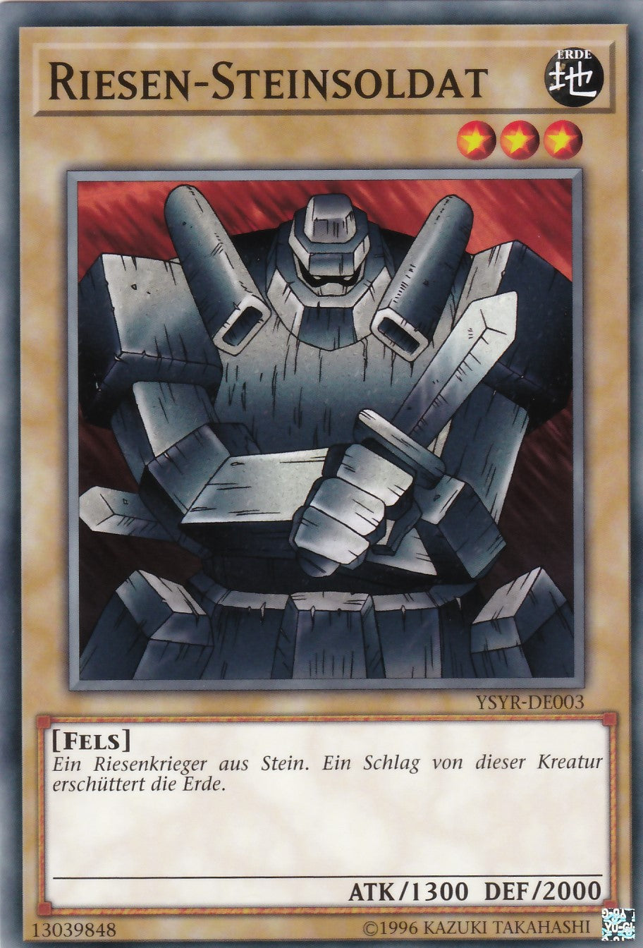 YSYR-DE003 - Riesen-Steinsoldat - Common - 2. Auflage - Deutsch - Starter Deck: Yugi Reloaded