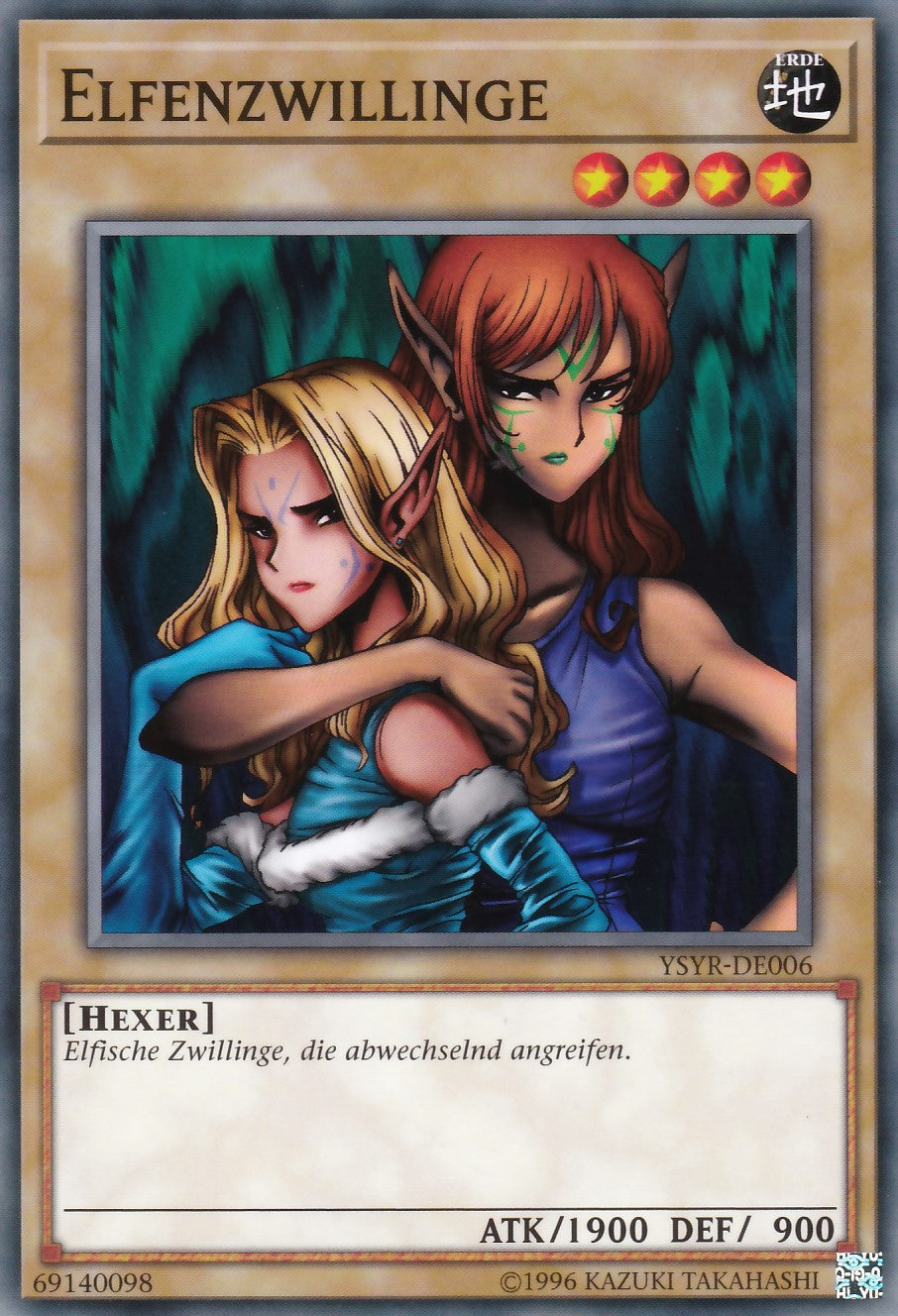 YSYR-DE006 - Elfenzwillinge - Common - 2. Auflage - Deutsch - Starter Deck: Yugi Reloaded