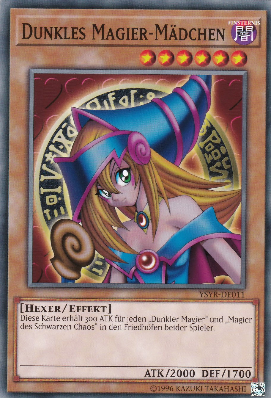 YSYR-DE011 - Dunkles Magier-Mädchen - Common - 2. Auflage - Deutsch - Starter Deck: Yugi Reloaded