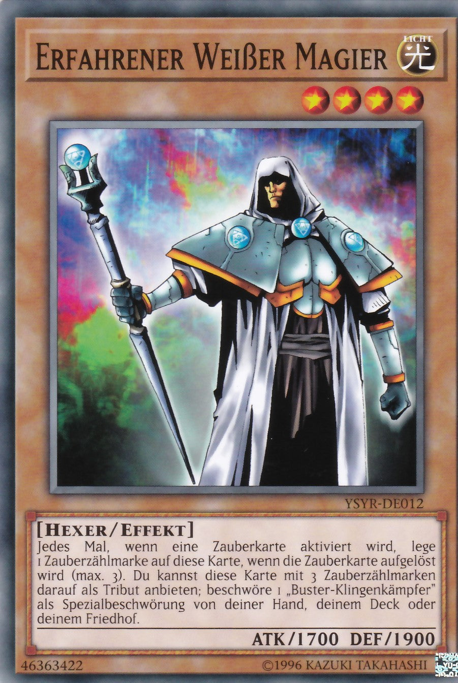 YSYR-DE012 - Erfahrener Weißer Magier - Common - 2. Auflage - Deutsch - Starter Deck: Yugi Reloaded