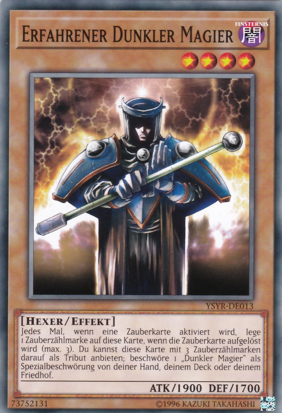 YSYR-DE013 - Erfahrener Dunkler Magier - Common - 2. Auflage - Deutsch - Starter Deck: Yugi Reloaded