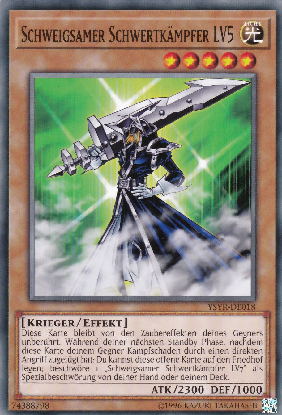 YSYR-DE018 - Schweigsamer Schwertkämpfer LV5 - Common - 2. Auflage - Deutsch - Starter Deck: Yugi Reloaded