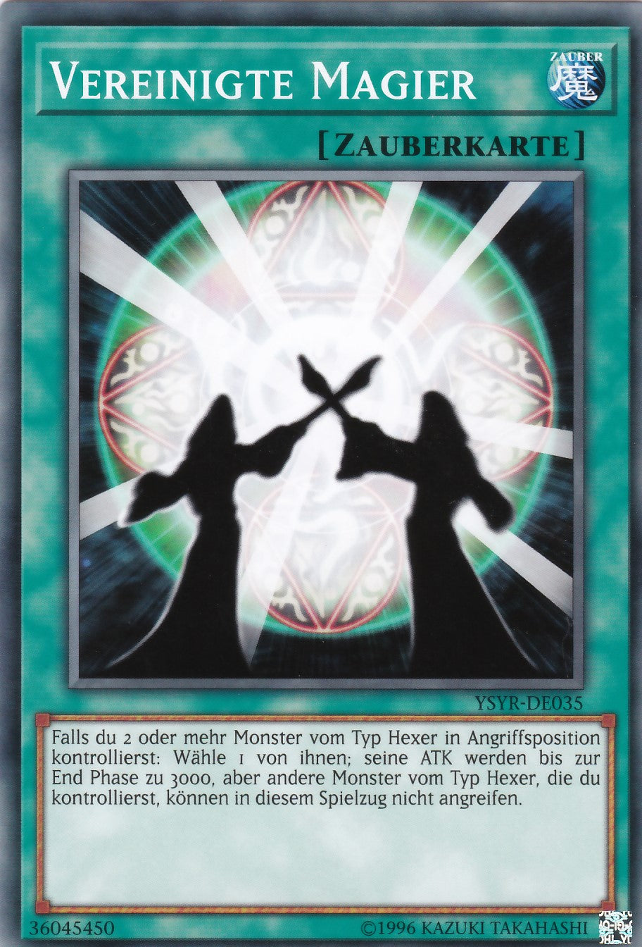YSYR-DE035 - Vereinigte Magier - Common - 2. Auflage - Deutsch - Starter Deck: Yugi Reloaded