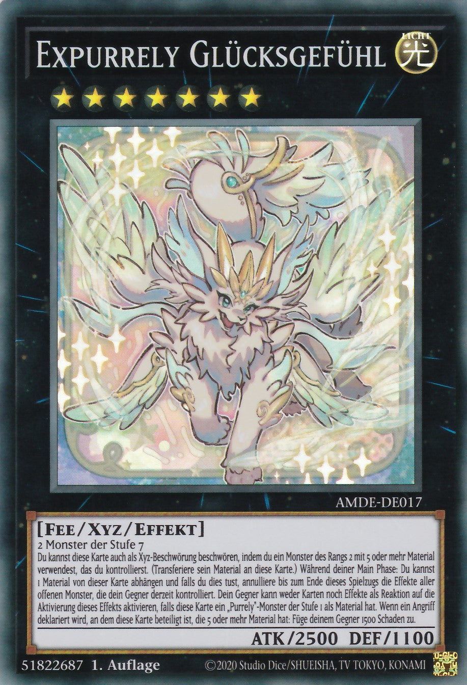 Expurrely Glücksgefühl - AMDE-DE017 - Super Rare - Deutsch - 1. Auflage - Amazing Defenders