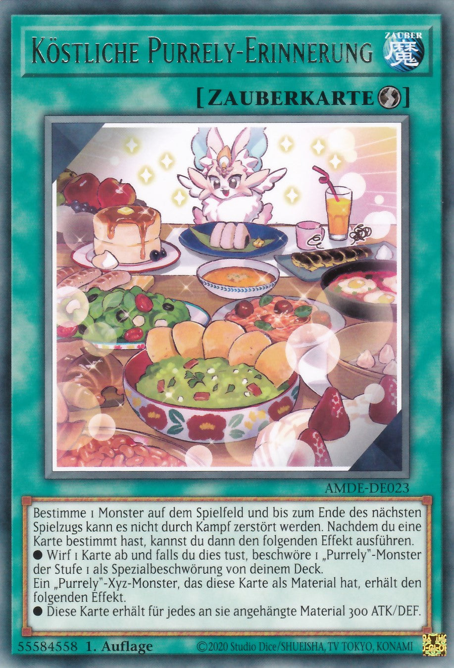 Köstliche Purrely-Erinnerung - AMDE-DE023 - Rare - Deutsch - 1. Auflage - Amazing Defenders