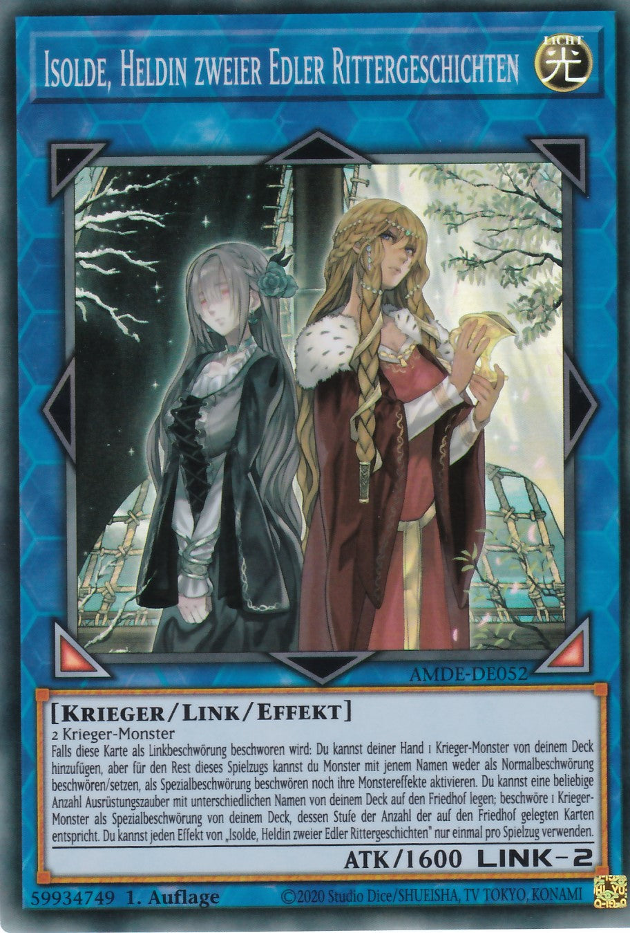 Isolde, Heldin zweier Edler Rittergeschichten - AMDE-DE052 - Super Rare - Deutsch - 1. Auflage - Amazing Defenders