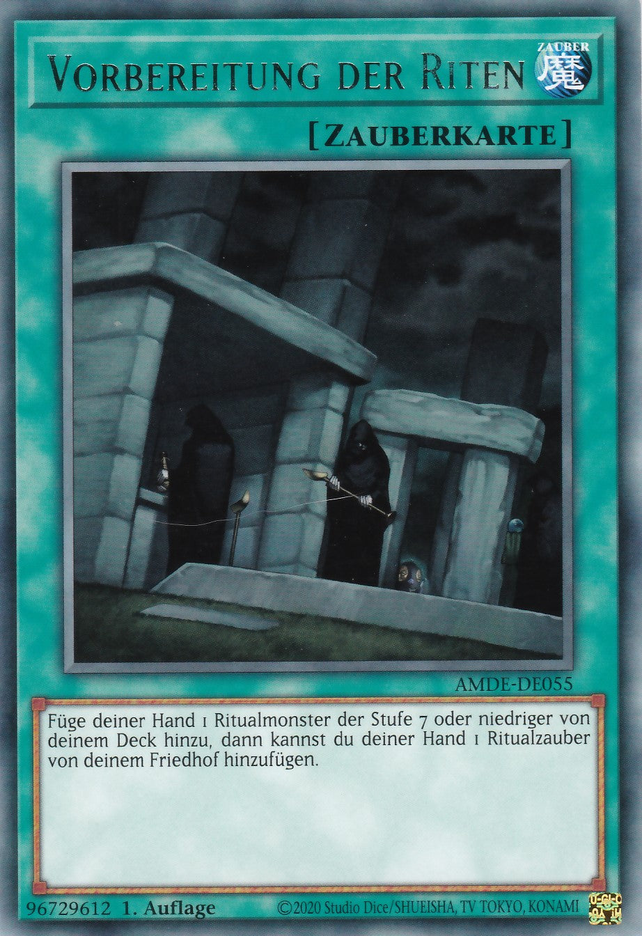 Vorbereitung der Riten - AMDE-DE055 - Rare - Deutsch - 1. Auflage - Amazing Defenders