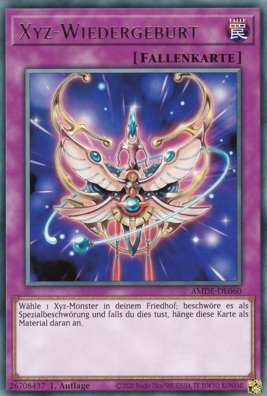 Xyz-Wiedergeburt - AMDE-DE060 - Rare - Deutsch - 1. Auflage - Amazing Defenders
