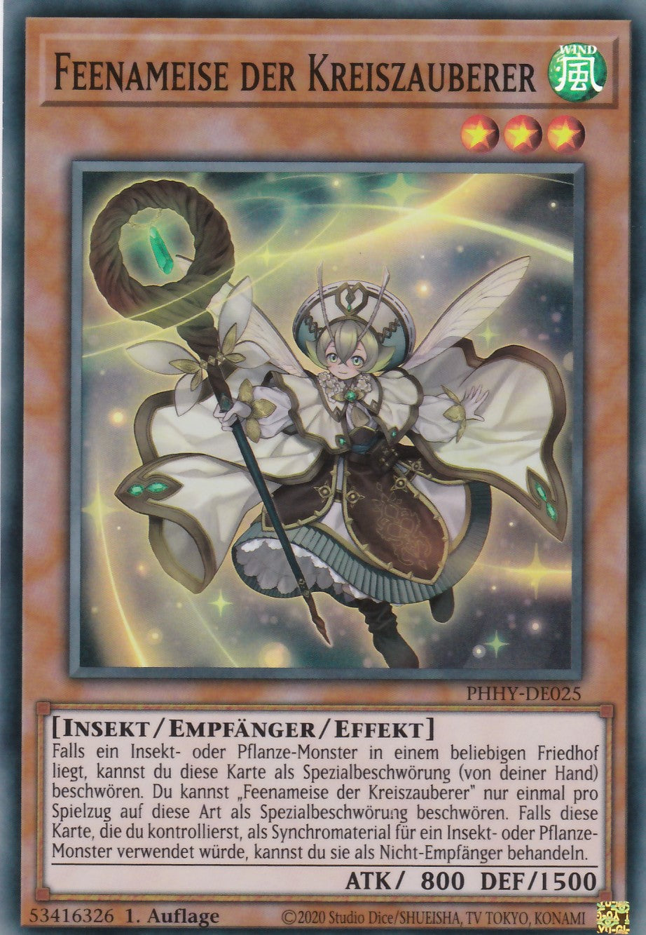 Feenameise der Kreiszauberer - PHHY-DE025 - Super Rare - Deutsch - 1. Auflage - Photon Hypernova