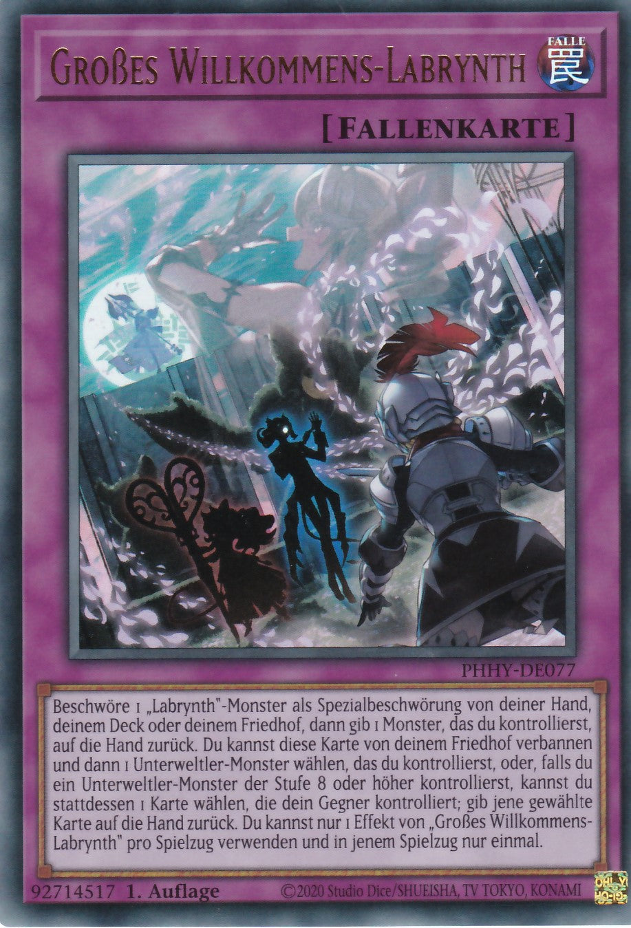 Großes Willkommens-Labrynth - PHHY-DE077 - Ultra Rare - Deutsch - 1. Auflage - Photon Hypernova