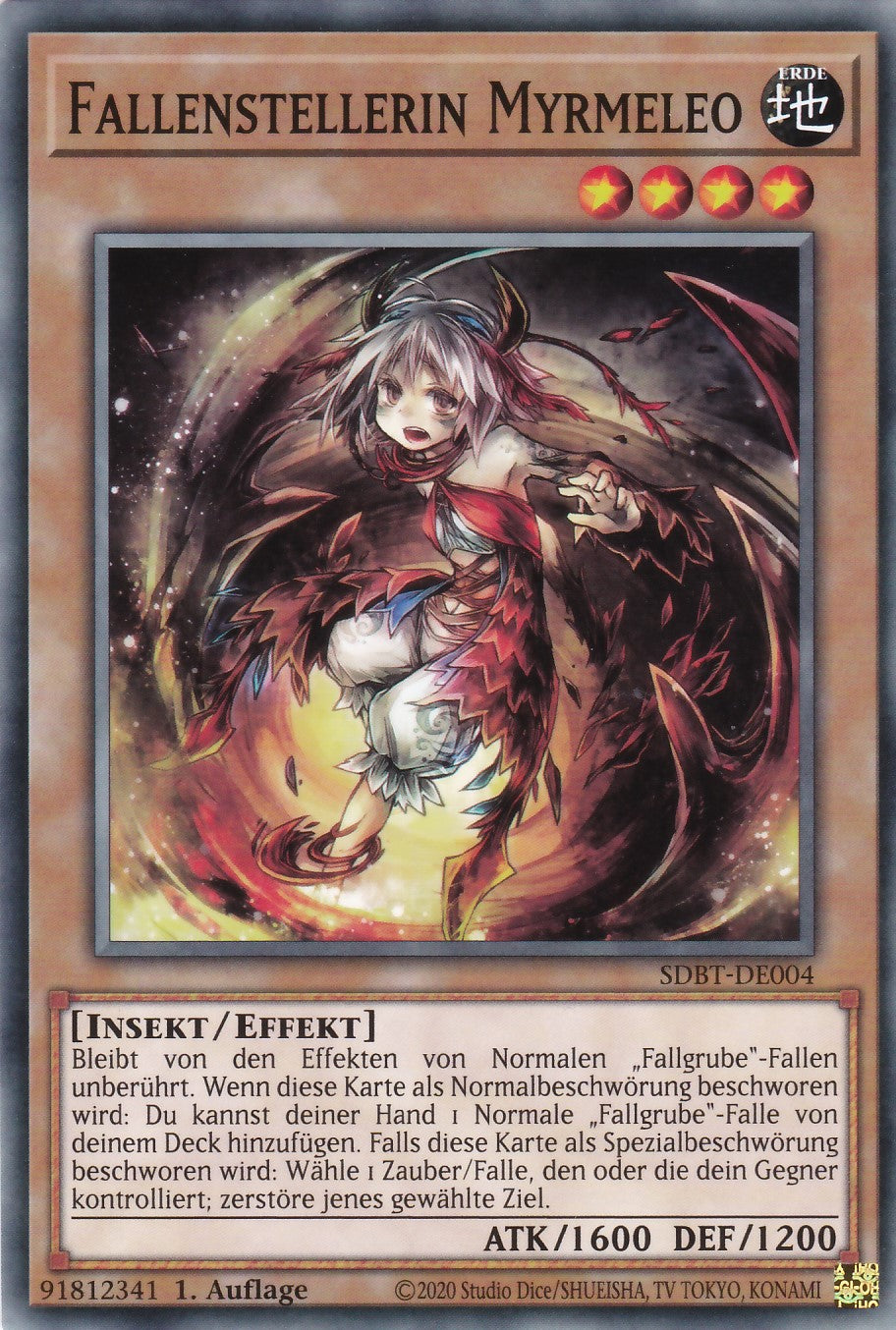 Fallenstellerin Myrmeleo - SDBT-DE004 - Common - Deutsch - 1. Auflage - Structure Deck: Beware of Traptrix