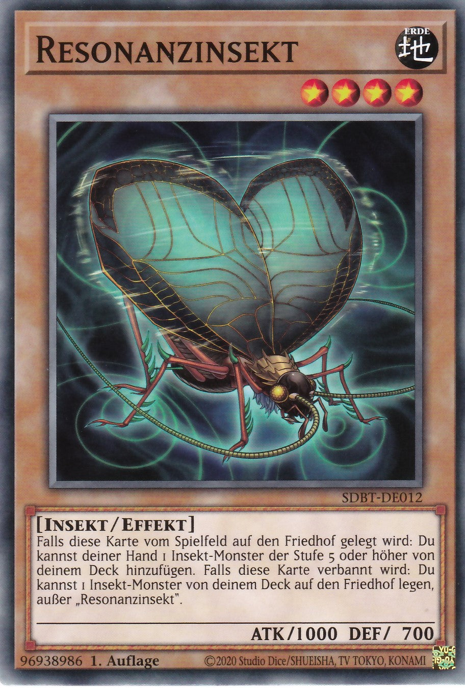 Resonanzinsekt - SDBT-DE012 - Common - Deutsch - 1. Auflage - Structure Deck: Beware of Traptrix