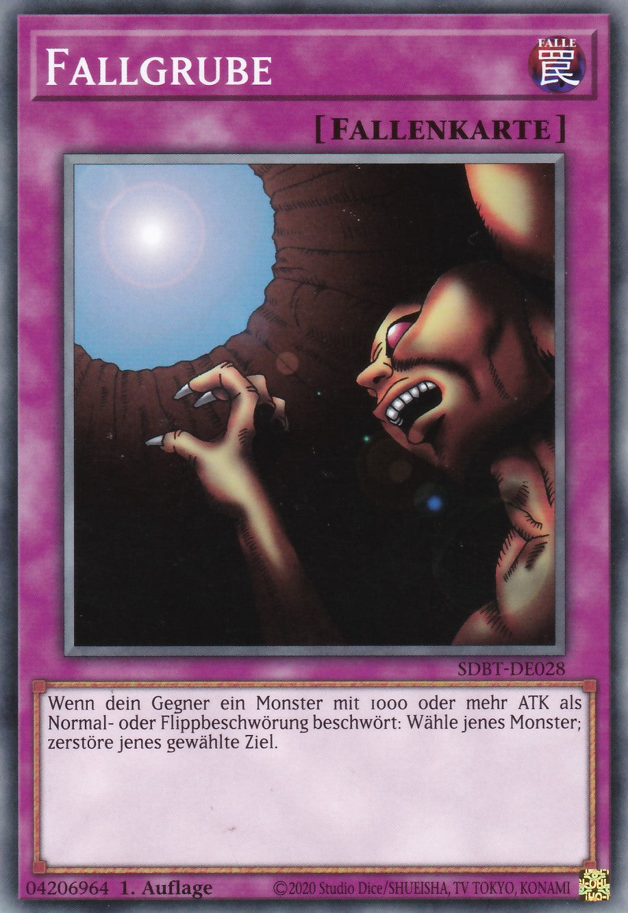 Fallgrube - SDBT-DE028 - Common - Deutsch - 1. Auflage - Structure Deck: Beware of Traptrix