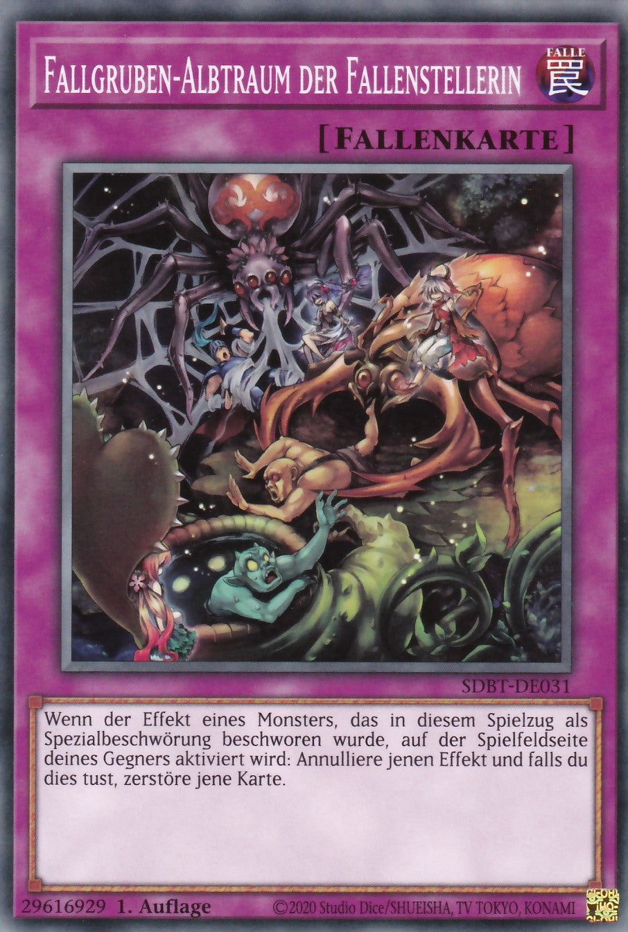 Fallgruben-Albtraum der Fallenstellerin - SDBT-DE031 - Common - Deutsch - 1. Auflage - Structure Deck: Beware of Traptrix