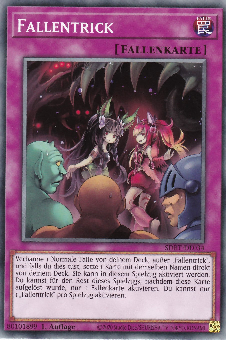 Fallentrick - SDBT-DE034 - Common - Deutsch - 1. Auflage - Structure Deck: Beware of Traptrix