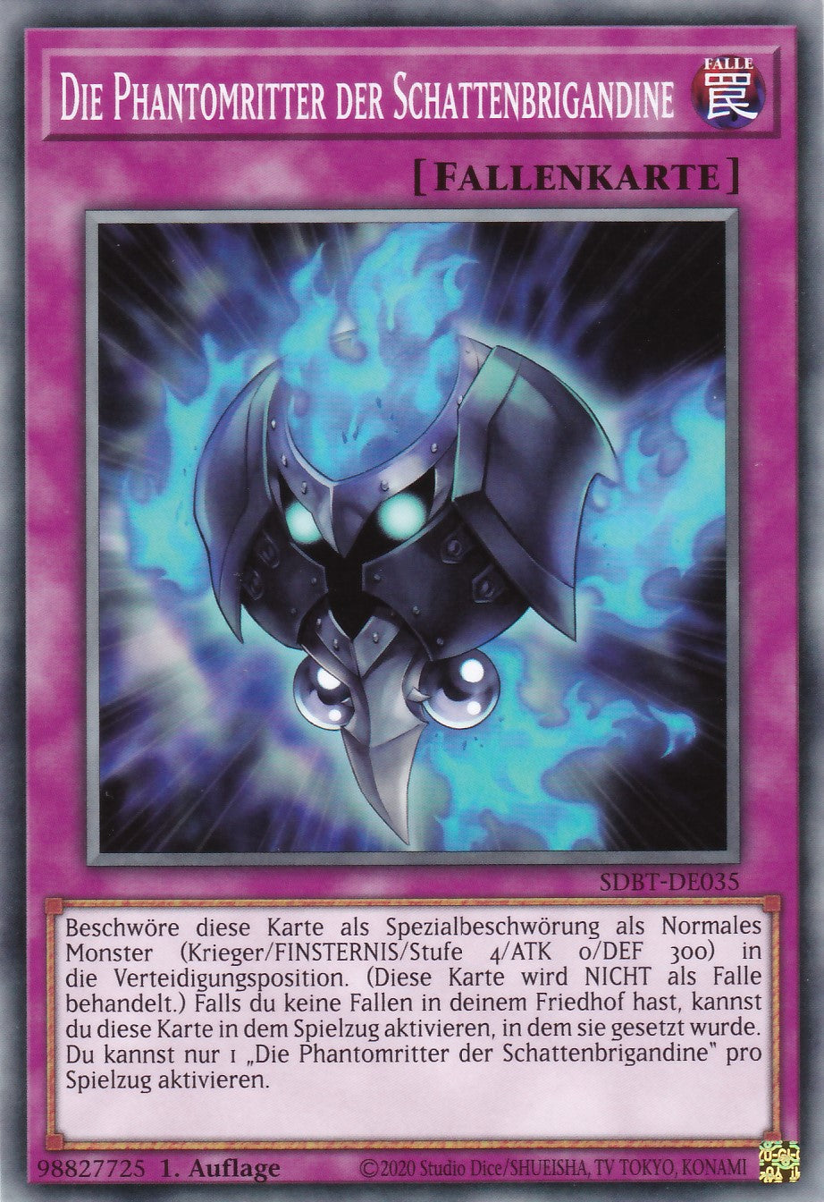 Die Phantomritter der Schattenbrigandine - SDBT-DE035 - Common - Deutsch - 1. Auflage - Structure Deck: Beware of Traptrix