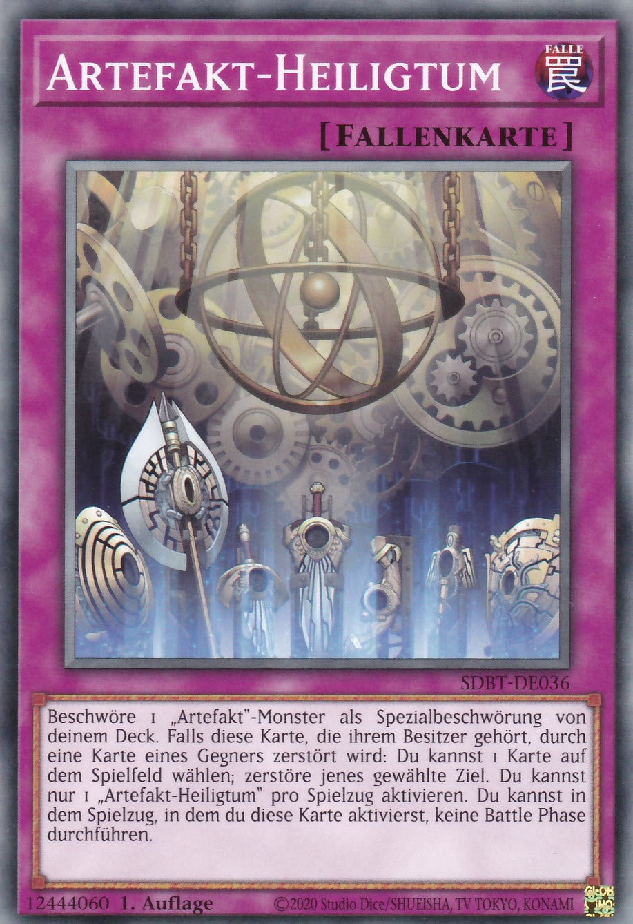 Artefakt-Heiligtum - SDBT-DE036 - Common - Deutsch - 1. Auflage - Structure Deck: Beware of Traptrix