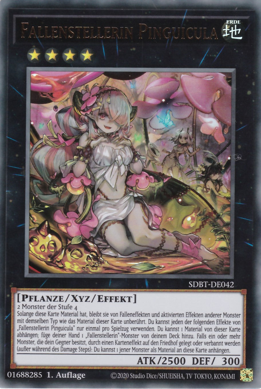 Fallenstellerin Pinguicula - SDBT-DE042 - Ultra Rare - Deutsch - 1. Auflage - Structure Deck: Beware of Traptrix