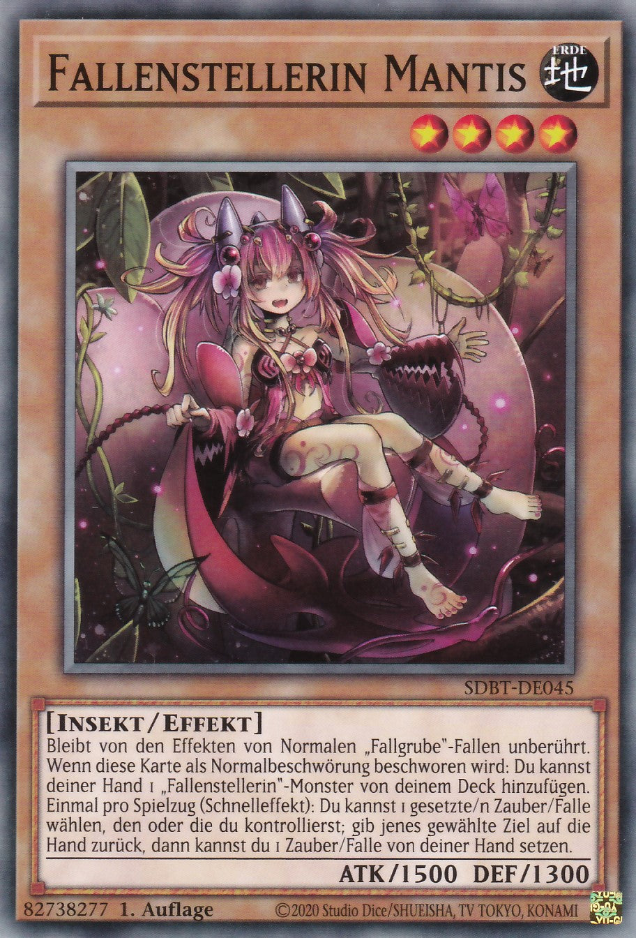 Fallenstellerin Mantis - SDBT-DE045 - Common - Deutsch - 1. Auflage - Structure Deck: Beware of Traptrix