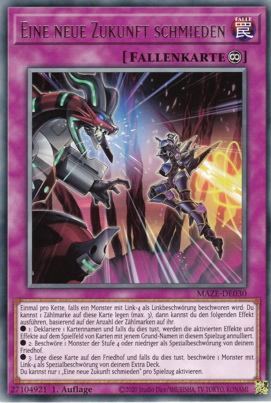 MAZE-DE030 - Eine neue Zukunft schmieden - Rare - Deutsch - Maze of Memories - 1. Auflage