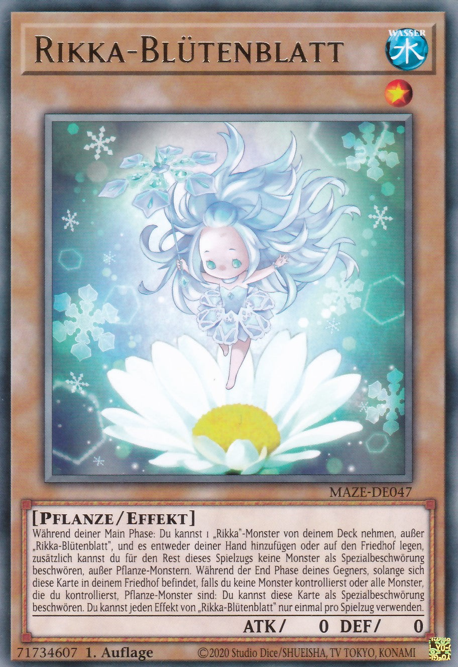 MAZE-DE047 - Rikka-Blütenblatt - Rare - Deutsch - Maze of Memories - 1. Auflage