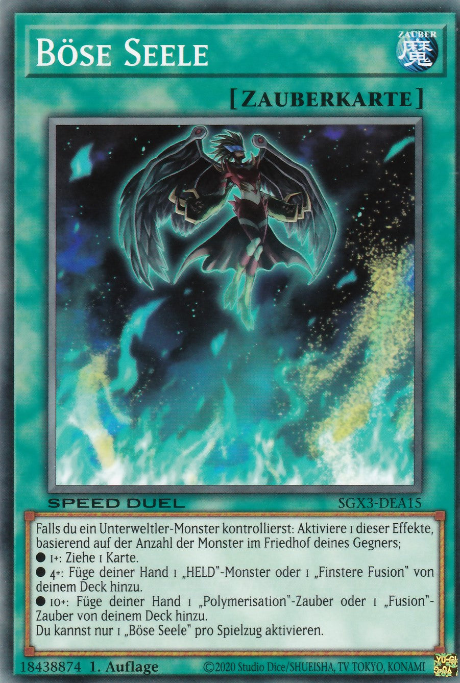 Böse Seele - SGX3-DEA15 - Common - 1. Auflage - Deutsch - Speed Duel GX: Duelists of Shadows