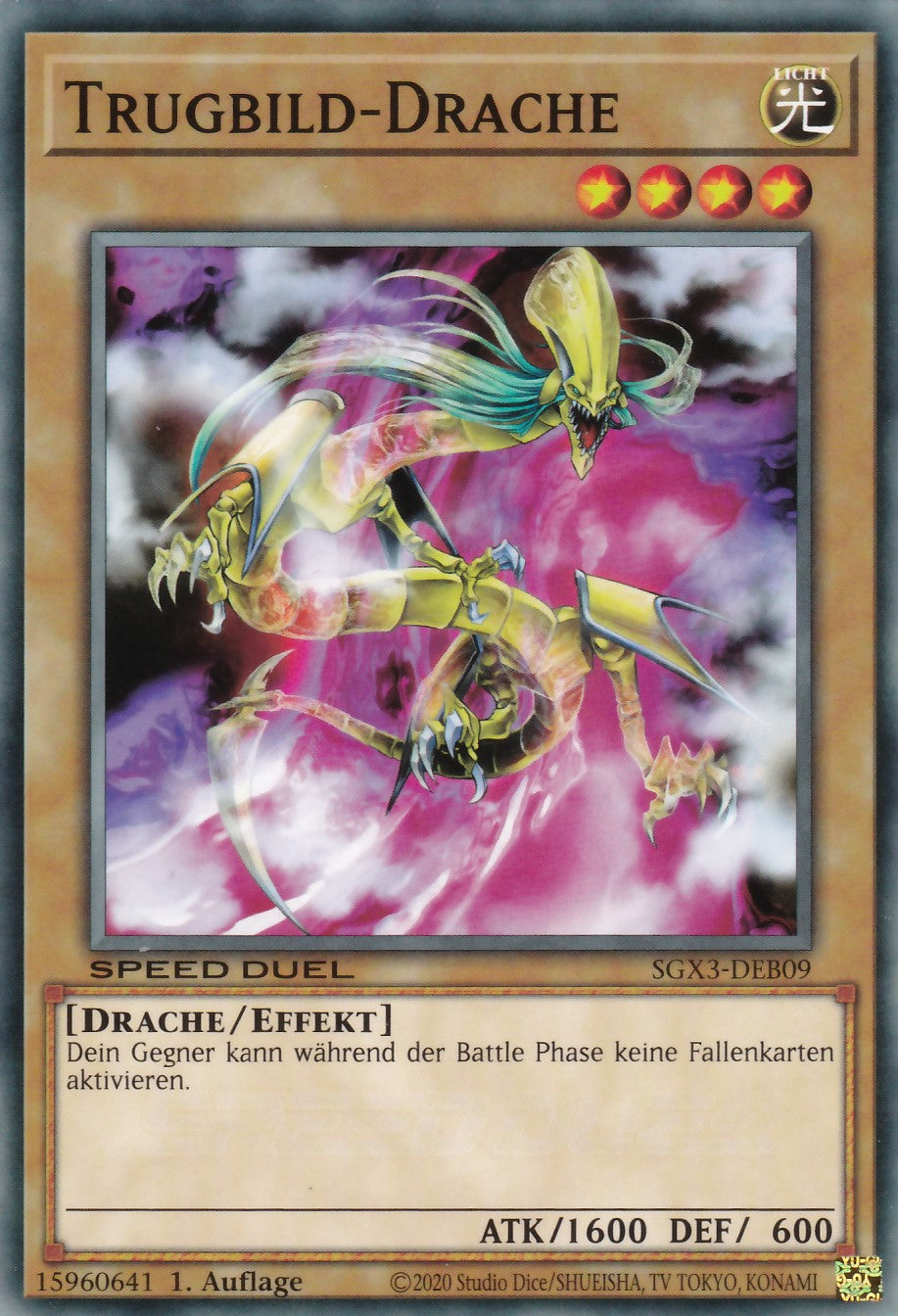 Trugbild-Drache - SGX3-DEB09 - Common - 1. Auflage - Deutsch - Speed Duel GX: Duelists of Shadows