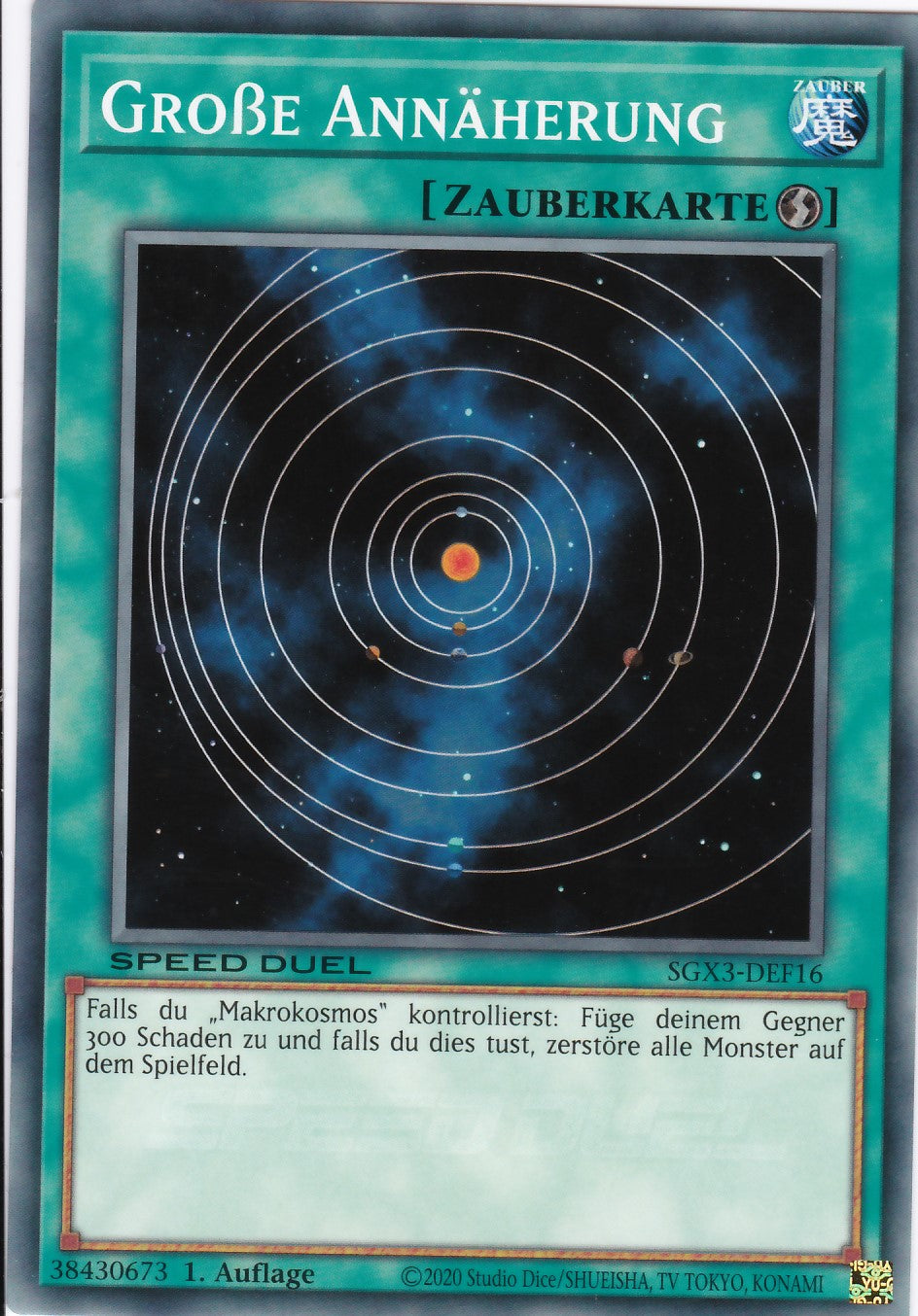 Große Annäherung - SGX3-DEF16 - Common - 1. Auflage - Deutsch - Speed Duel GX: Duelists of Shadows