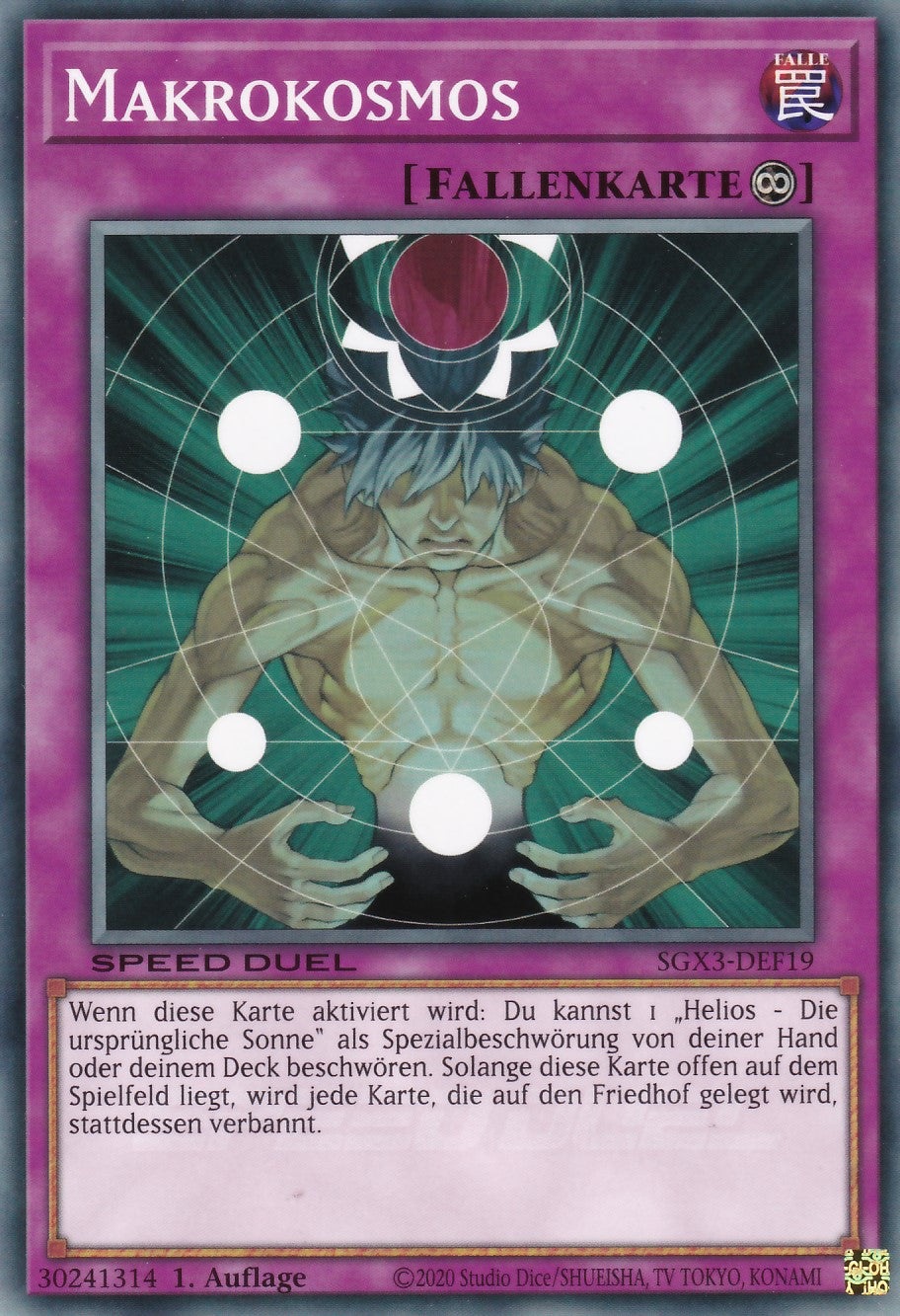 Makrokosmos - SGX3-DEF19 - Common - 1. Auflage - Deutsch - Speed Duel GX: Duelists of Shadows