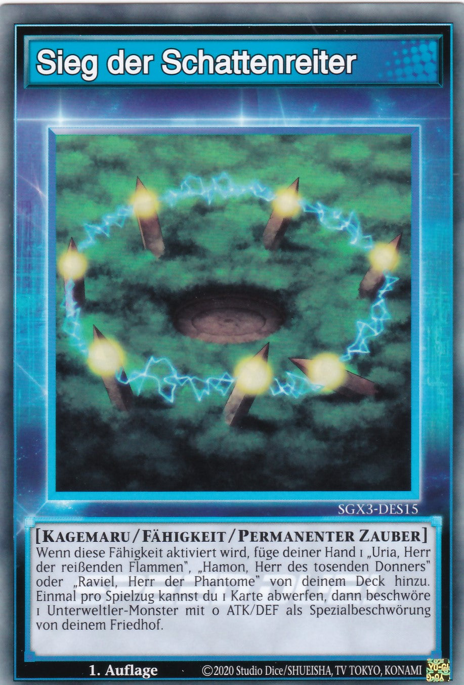 Sieg der Schattenreiter - SGX3-DES15 - Common - 1. Auflage - Deutsch - Speed Duel GX: Duelists of Shadows