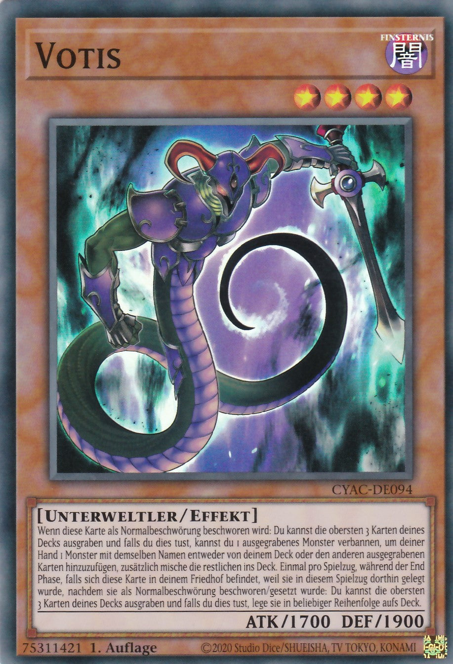 CYAC-DE094 - Votis - Super Rare - Deutsch - Cyberstorm Access - 1. Auflage