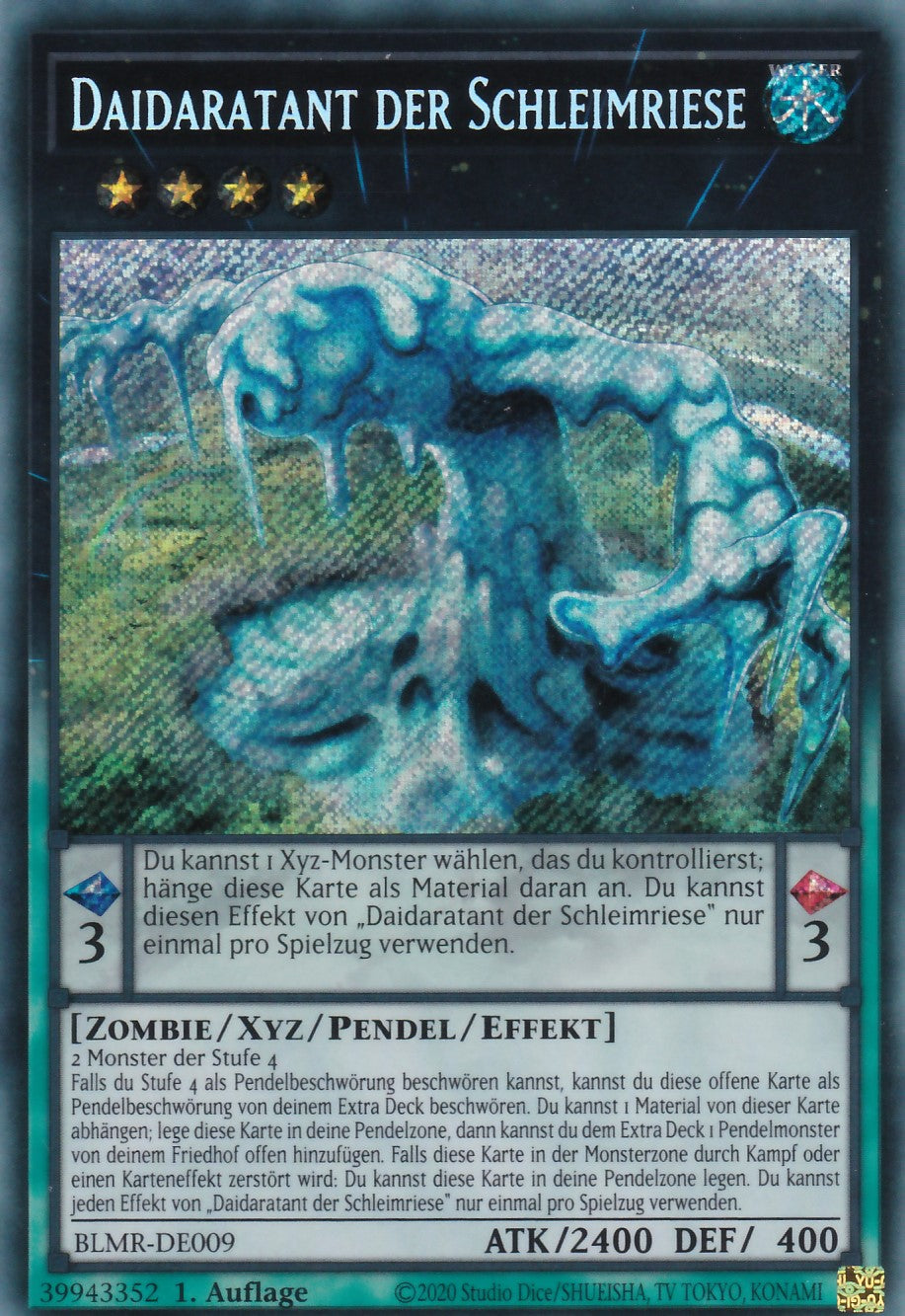 BLMR-DE009 - Daidaratant der Schleimriese - Secret Rare - Deutsch - Battles of Legend Monstrous Revenge
