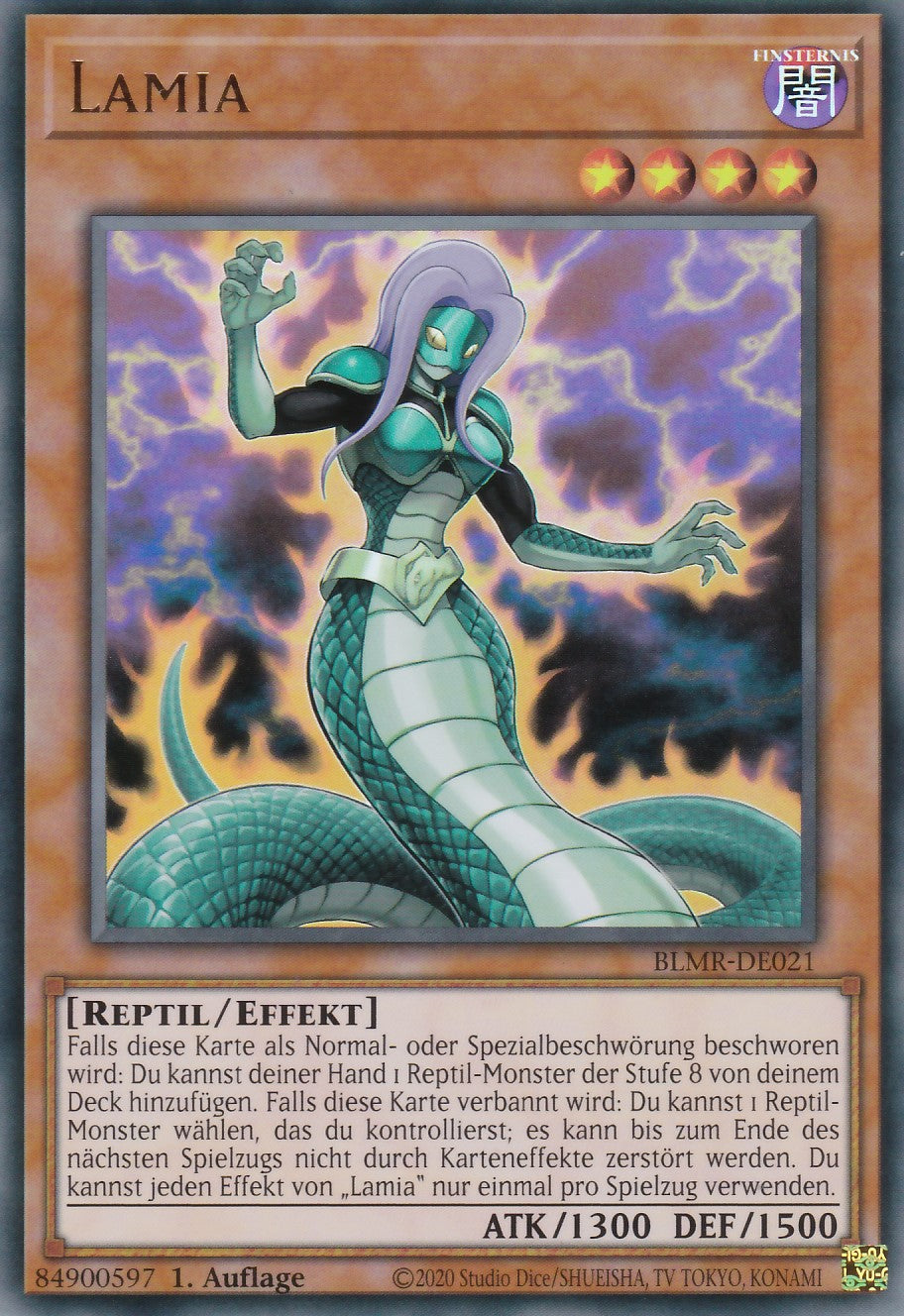 BLMR-DE021 - Lamia - Ultra Rare - Deutsch - Battles of Legend Monstrous Revenge