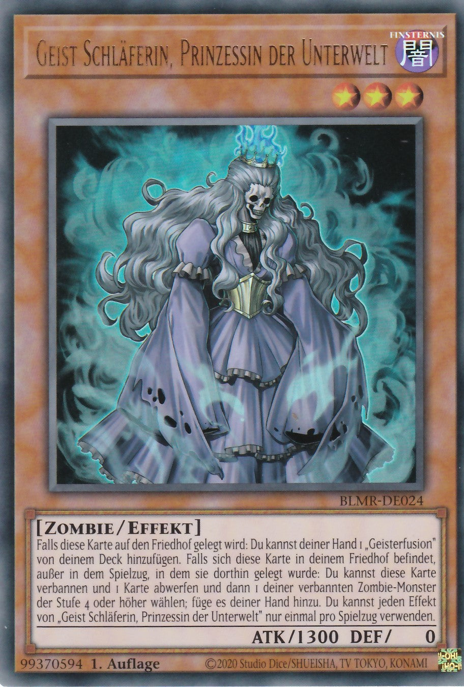 BLMR-DE024 - Geist Schläferin, Prinzessin der Unterwelt - Ultra Rare - Deutsch - Battles of Legend Monstrous Revenge