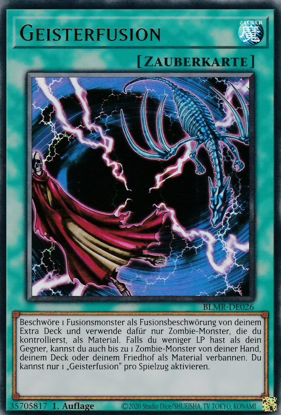 BLMR-DE026 - Geisterfusion - Ultra Rare - Deutsch - Battles of Legend Monstrous Revenge