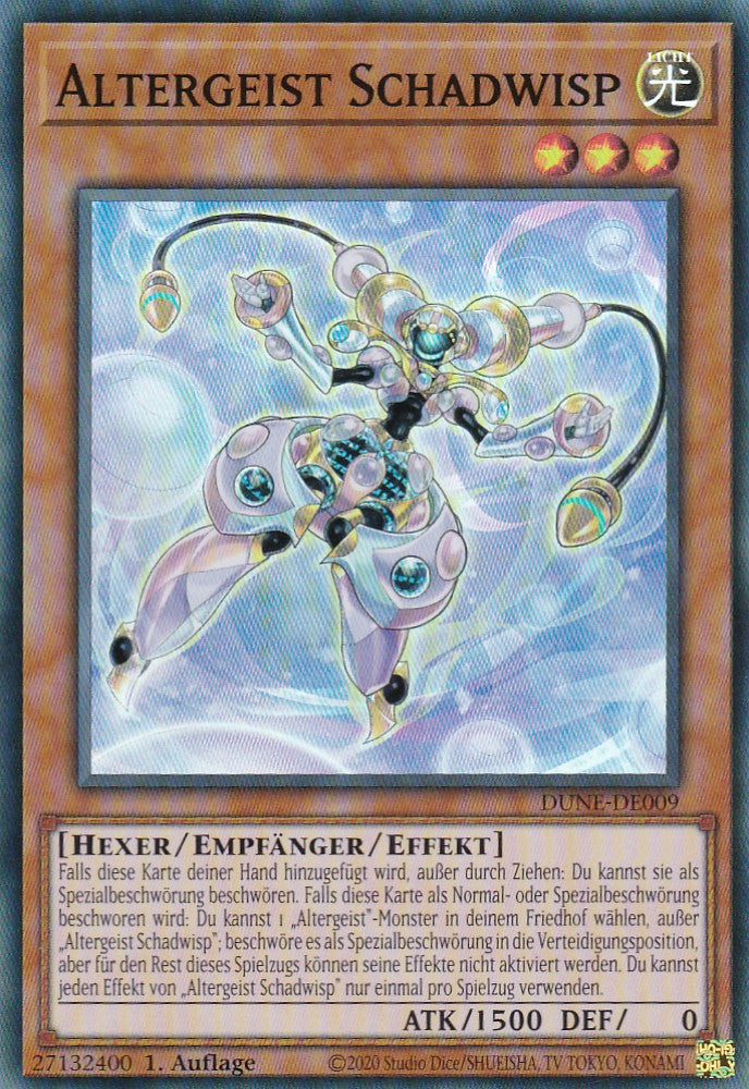 Altergeist Schadwisp - DUNE-DE009 - Super Rare - 1. Auflage - Deutsch - Duelist Nexus