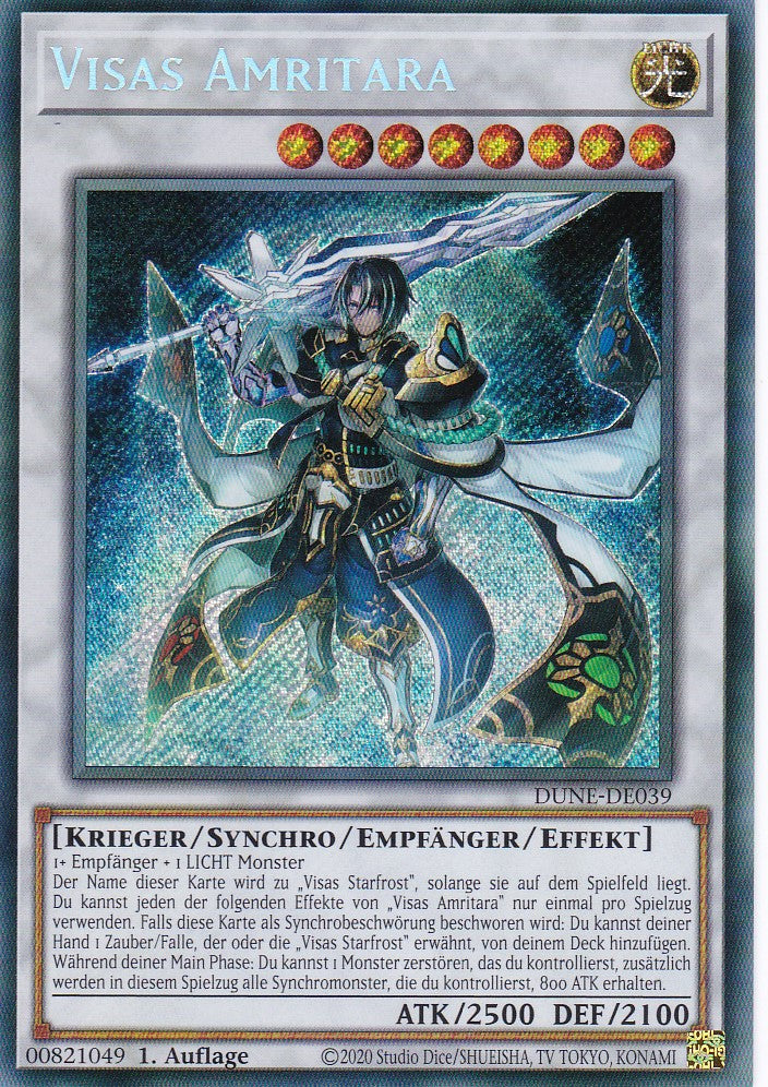 Visas Amritara - DUNE-DE039 - Secret Rare - 1. Auflage - Deutsch - Duelist Nexus