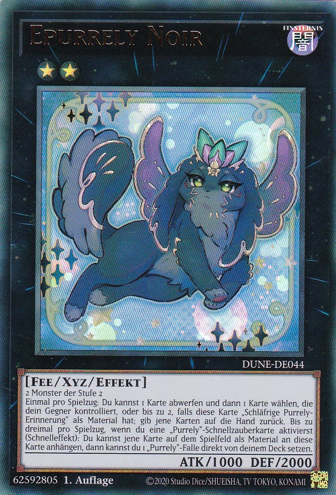 Epurrely Noir - DUNE-DE044 - Ultra Rare - 1. Auflage - Deutsch - Duelist Nexus